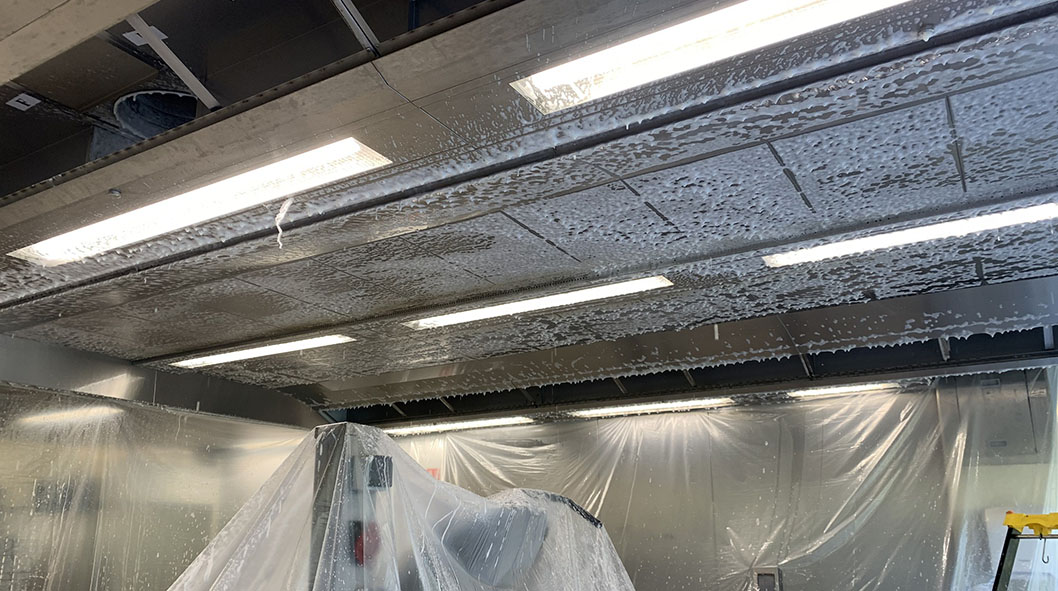 application mousse d&eacute;tergente ventilation airnord restauration collective entretien de l'air dijon bourgogne franche-comt&eacute;